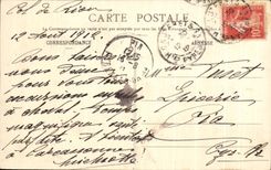 CPA Surroundings of Cauterets Collar of Riou Seen on the Glaciers of the Peak of Hell Peguere and Monne