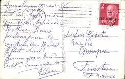 CPA Barcelona Catedrale Fuente there Ocas