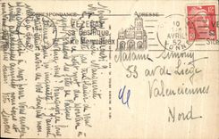 CPA Vezelay Baslique of the Madeleine Circumference of Cheour