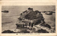 CPA Biarritz Le Basta a Maree Haute