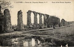 CPA Luynes Ruines de l'Aqueduc Romain 
