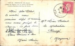 CPA Monnetier the Hotel of the Castle Seen On Arve and Annemasse Old Residence of the Dukes of Savoy