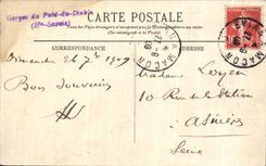 CPA Thonon Les Bains Falls of the Bridge of the Devil