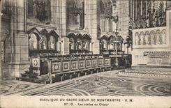 CPA Basilica Of the Sacring Coeur De Montmartre the Virgin of the Churchwarden's pew By Hippolyte Lefebvre Paris