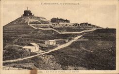 CPA Picturesque Auvergne Puy de Dome the Summit