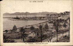 CPA Cannes Esplanade of Combine