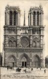 CPA Paris Facade De Notre Dame edifiee In the First Quarter Of 12th