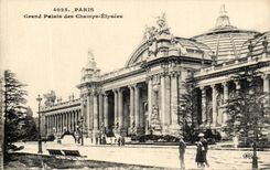 CPA Paris Grand Palais Of the Elysees Fields