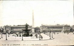 CPA Places Harmony By Bon Marche Paris