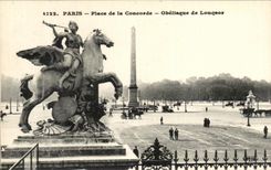 CPA Paris Places Cathedral Obelisque De Louqsor