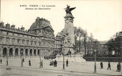 CPA Paris Louvre Statue De Gambetta