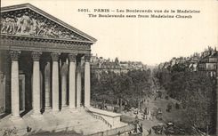 CPA Paris Boulevards Seen Of the Madeleine