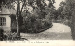 CPA Meaux old Evecbe Terrace On the Walls