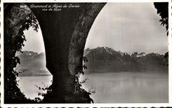CPA Grammont and the Alps of Savoy seen of Glion