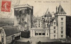 CPA Pau Le Chateau Facade Orientale