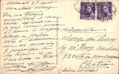 CPA Angers the Castle and its Pits flowered