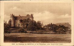 CPA Le Chateau de Montal et Les Cesarines pres Saint Cere
