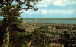 MODERN CARD Dundee From Balgay Hill