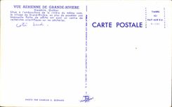 CPA Vue Aerienne De Grande River Gaspesie Quebec Locates At the mouth Of the River Of the Same name Village De Grand