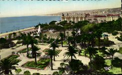 CPA the Dimension Of Nice Azure the Garden Albert And Theater De Greenery