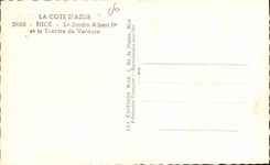 CPA the Dimension Of Nice Azure the Garden Albert And Theater De Greenery