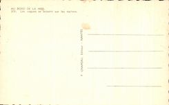 CPA en la playa agita la fractura en las rocas