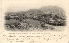 CPA Lourdes Seen On Vailee Small Ger Large Ger