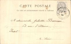 CPA Lourdes Seen On Vailee Small Ger Large Ger