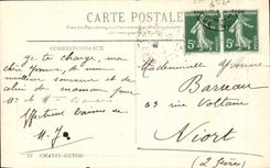 CPA Chatel Guyon la casa de senorio de Regina y el parque