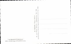 Hollow CPA Picturesque Dam Eguzon