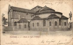 CPA Poitiers Apse of the church St Hilaire