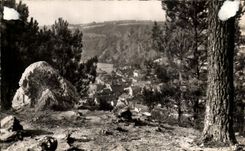 CPA Saint Leonard Of Wood Seen of the borough through the pines