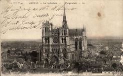 CPA Amiens the Cathedral View