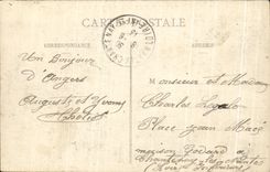 CPA Angers Jardin of the Mall View has Vol of bird