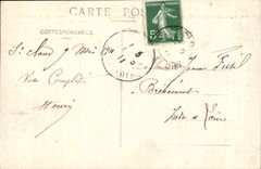 CPA Park of Saint Cloud Panorama of Paris taken of the Terrace of the Lantern Eiffel Tower