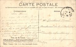 CPA Park of St Cloud Allee of Marnes Road of the White Gate to the Lawn of Combleval