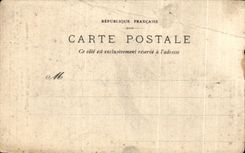 CPA Eglise of Villeneuve the King the portall composes of three arcs soutesus by columns of Ionic order and corin thie