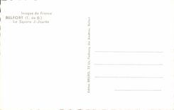 CPSM Belfort the Public garden J Jaures