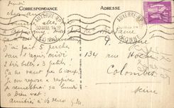 CPA Auxerre vista del punto de vista de Manifacier hacia el santo de Pedro de la iglesia