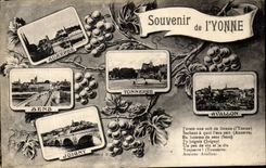 CPA Auxerre Souvenir of Yonne Sens Joigny Avallon Thunder Auxerre Sens