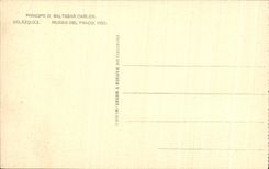 CPA Principle D Baltasar Carlos Velazquez Museo Del Prado Madrid Horse