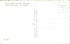 CPSM Mont Saint Michel Abbey church Chorus