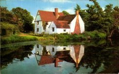 MODERN CARD Willie lott' S Flatford cottage