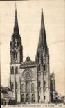 CPA Cathedrale De Chartres the Frontage