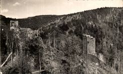 CPA Ruins of Nideck close House Forestiere Nideck