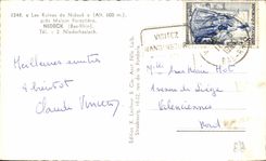 CPA Ruins of Nideck close House Forestiere Nideck