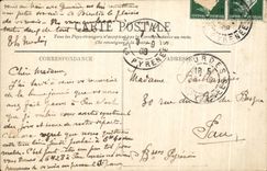 CPA Lourdes Patients on I' Esplanade