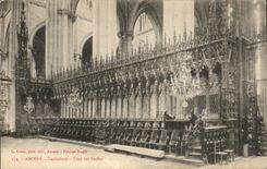CPA Amiens Cathedrale Dimensions stalls