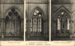 CPA Amiens Cathedral Triforium