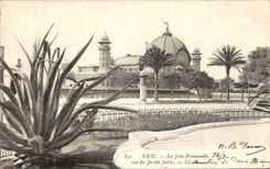 CPA Nice the Pier Walk seen of the Public garden